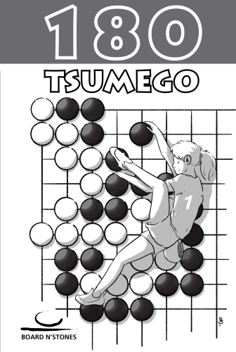 Cover of the book '180 Tsumego' by Gunnar Dickfeld